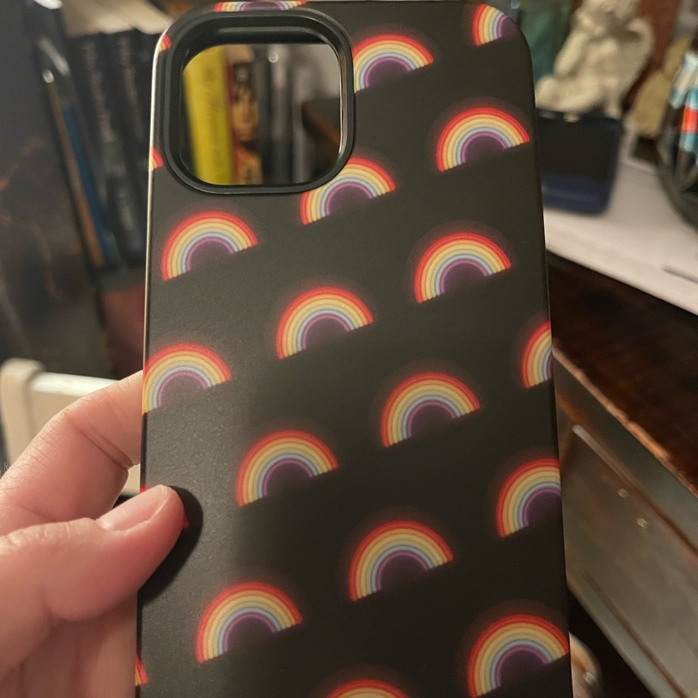 NOT FOR SALE!! LIKE NEW protective rainbow case by Casely for iPhone 12 Pro Max